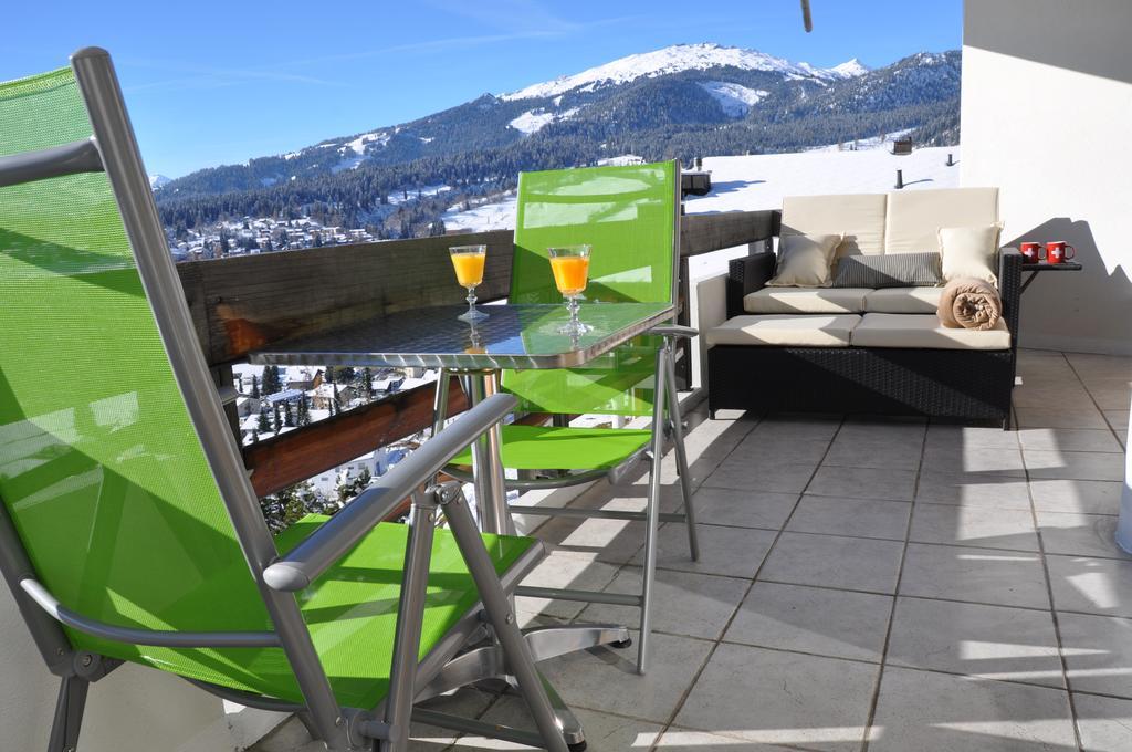 Crap Da Flem - 3.5 Zimmer Ferienwohnung Am Sonnenhang Von Flims Exterior foto